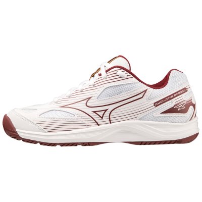 Zapatillas Para Voleibol Mizuno Cyclone Speed 4 Mujer - Blancos / Rojos Oscuro - Chile M084VBRJGH